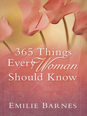 cover image of 365 Things Every Woman Should Know
